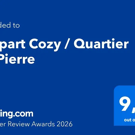 Cozy / Quartier St Pierre *